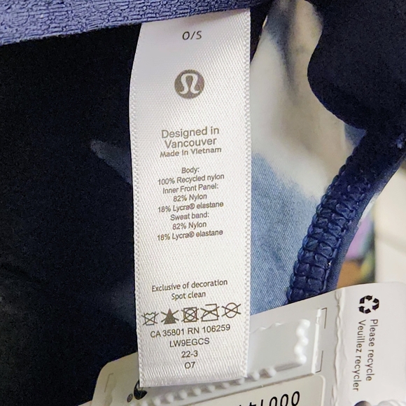 Lululemon Baller Hat Soft In Indigo Ice Print Blue Multi Size O/S - Picture 6 of 10